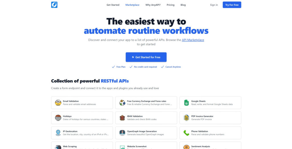 free api,